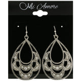 Mi Amore Dangle-Earrings Silver-Tone