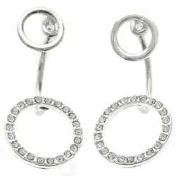 Mi Amore Dangle-Earrings Silver-Tone