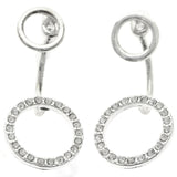 Mi Amore Dangle-Earrings Silver-Tone
