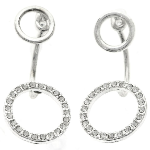 Mi Amore Dangle-Earrings Silver-Tone