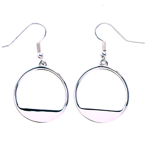 Mi Amore Classic Dangle-Earrings Silver-Tone