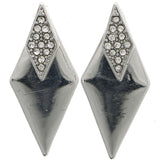 Mi Amore Dangle-Earrings Silver-Tone