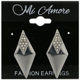 Mi Amore Dangle-Earrings Silver-Tone