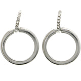 Mi Amore Dangle-Earrings Silver-Tone