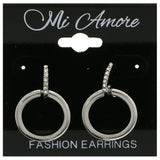 Mi Amore Dangle-Earrings Silver-Tone