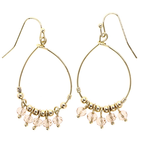 Mi Amore Dangle-Earrings Gold-Tone/Brown