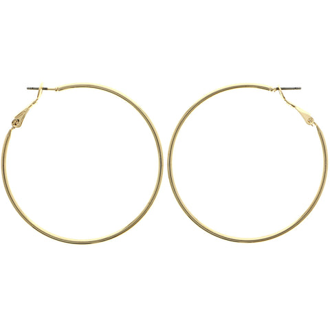 Mi Amore Hoop-Earrings Gold-Tone