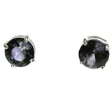 Mi Amore Stud-Earrings Silver-Tone/Gray
