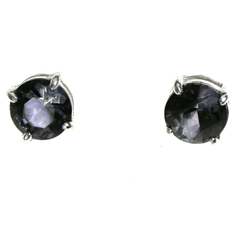 Mi Amore Stud-Earrings Silver-Tone/Gray