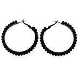 Mi Amore Hoop-Earrings Black