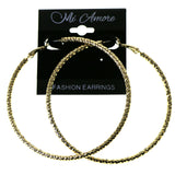 Mi Amore Hoop-Earrings Gold-Tone