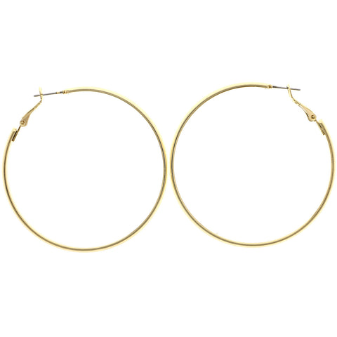 Mi Amore Hoop-Earrings Gold-Tone