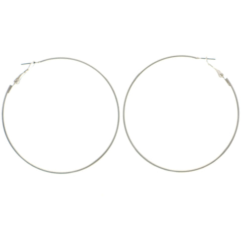 Mi Amore Hoop-Earrings Silver-Tone