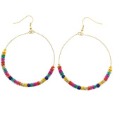 Mi Amore Dangle-Earrings Gold-Tone/Multicolor