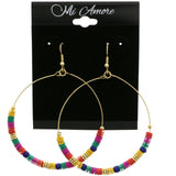Mi Amore Dangle-Earrings Gold-Tone/Multicolor