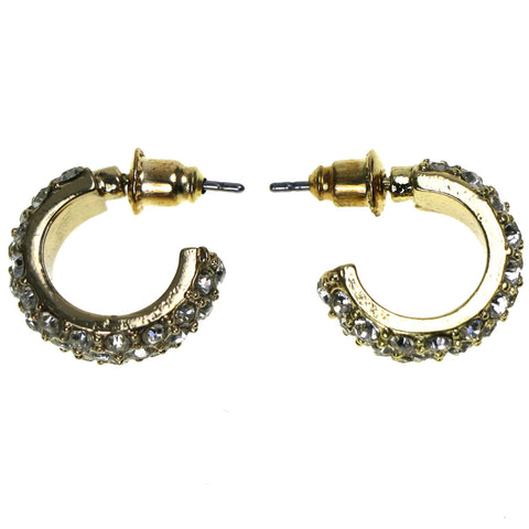 Mi Amore Dangle-Earrings Gold-Tone/Clear