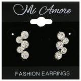 Mi Amore Dangle-Earrings Silver-Tone