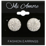 Mi Amore Stud-Earrings Silver-Tone