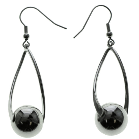 Mi Amore Dangle-Earrings Silver-Tone