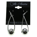 Mi Amore Dangle-Earrings Silver-Tone