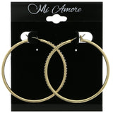 Mi Amore Hoop-Earrings Gold-Tone