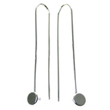 Mi Amore Dangle-Earrings Silver-Tone