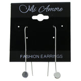 Mi Amore Dangle-Earrings Silver-Tone