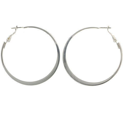 Mi Amore Hoop-Earrings Silver-Tone