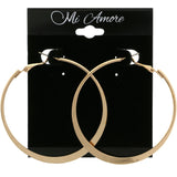 Mi Amore Hoop-Earrings Gold-Tone