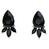 Mi Amore Dangle-Earrings Silver-Tone/Black