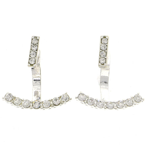 Mi Amore Dangle-Earrings Silver-Tone