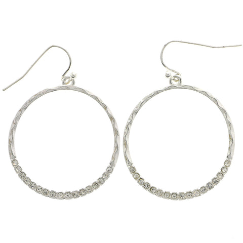 Mi Amore Dangle-Earrings Silver-Tone