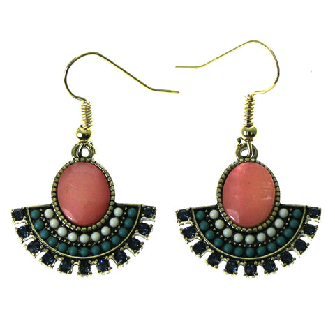 Mi Amore Dangle-Earrings Gold-Tone/Multicolor