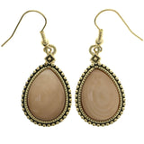 Mi Amore Dangle-Earrings Gold-Tone/Peach