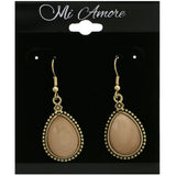 Mi Amore Dangle-Earrings Gold-Tone/Peach