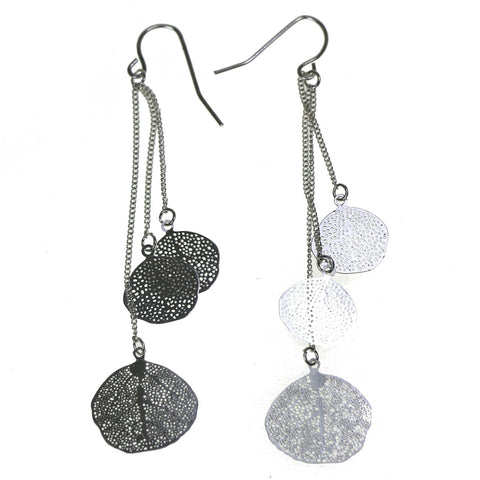 Mi Amore Dangle-Earrings Silver-Tone