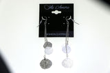 Mi Amore Dangle-Earrings Silver-Tone