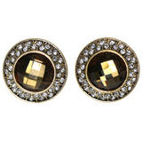 Mi Amore Dangle-Earrings Gold-Tone/Brown