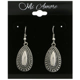 Mi Amore Dangle-Earrings Silver-Tone