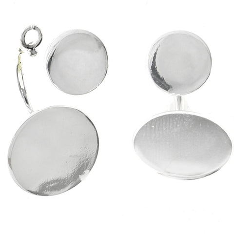 Mi Amore Dangle-Earrings Silver-Tone