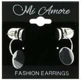 Mi Amore Dangle-Earrings Silver-Tone