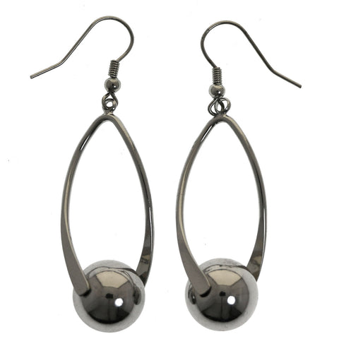 Mi Amore Dangle-Earrings Silver-Tone