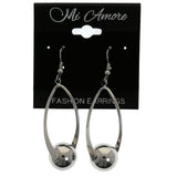 Mi Amore Dangle-Earrings Silver-Tone