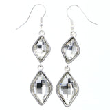 Mi Amore Dangle-Earrings Silver-Tone