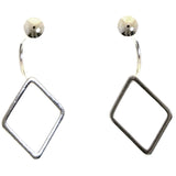 Mi Amore Drop-Dangle-Earrings Silver-Tone