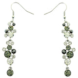 Mi Amore Dangle-Earrings Silver-Tone/Multicolor