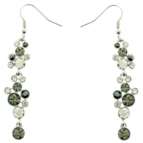Mi Amore Dangle-Earrings Silver-Tone/Multicolor