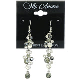 Mi Amore Dangle-Earrings Silver-Tone/Multicolor