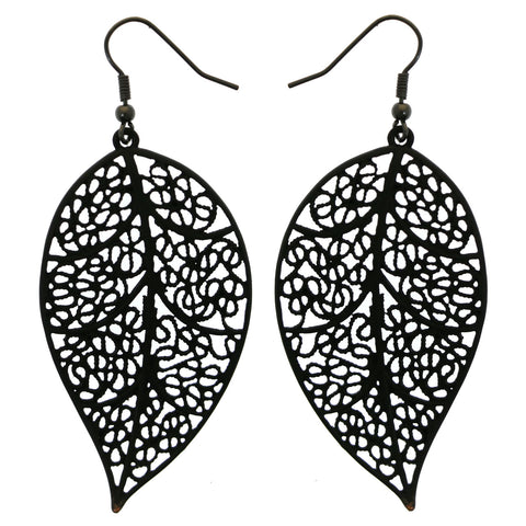 Mi Amore Dangle-Earrings Black