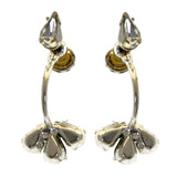 Mi Amore Dangle-Earrings Silver-Tone